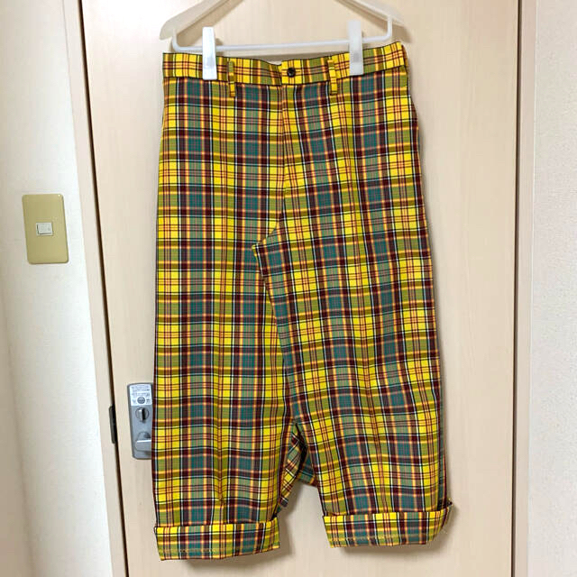 JUNYA WATANABE サルエルパンツ チェック - サルエルパンツ