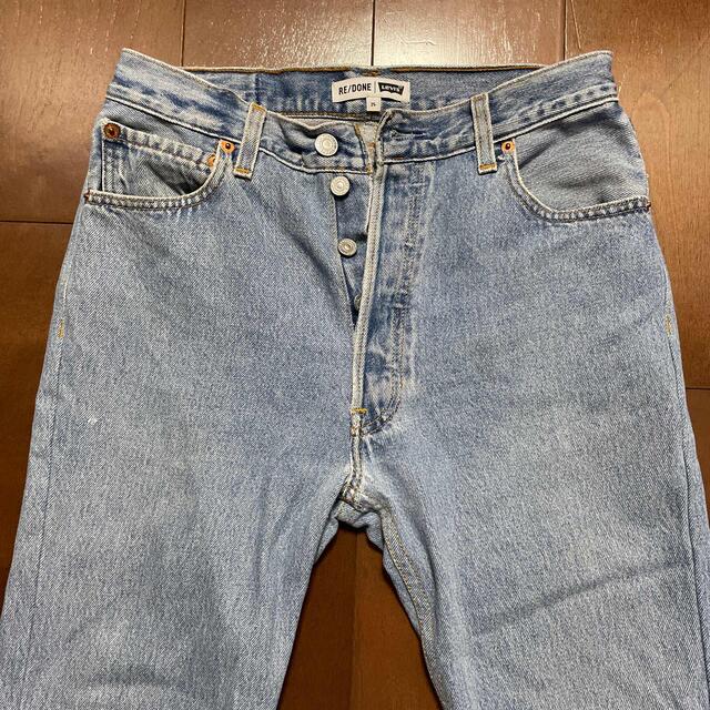 re/done×levi'sヴィンテージブラックデニム27インチdeuxieme