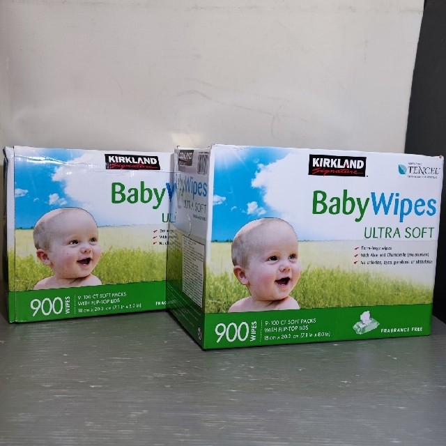 Baby Wipes ベビーワイプ　900枚x2箱