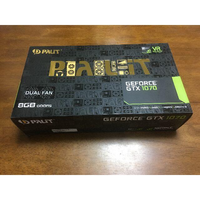 Palit GeForce GTX1070 8GB DUALPC/タブレット