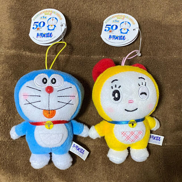 新品タグ付　ドラえもん　ドラミちゃんマスコットキーホルダーセット　大  エンタメ/ホビーのアニメグッズ(キーホルダー)の商品写真