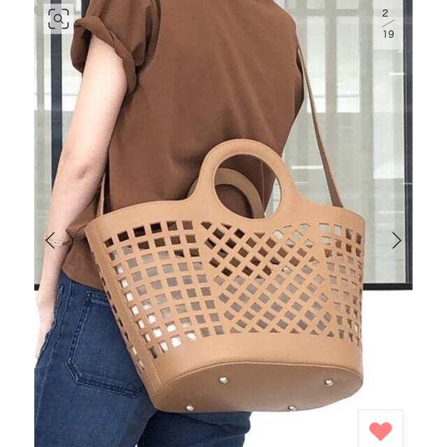 レディースL'Appartement HEREU Leather Mesh Bag