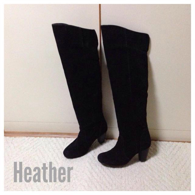 heather(ヘザー)のHeatherニーハイブーツ レディースの靴/シューズ(ブーツ)の商品写真