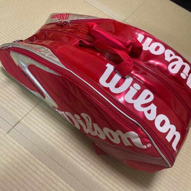 wilson(ウィルソン)のWilsonテニス用ラケットバッグ&ラケットセット スポーツ/アウトドアのテニス(バッグ)の商品写真