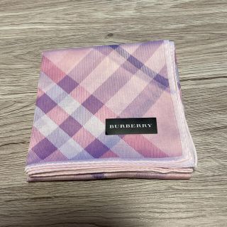 バーバリー(BURBERRY)のバーバリーハンカチピンク(ハンカチ)