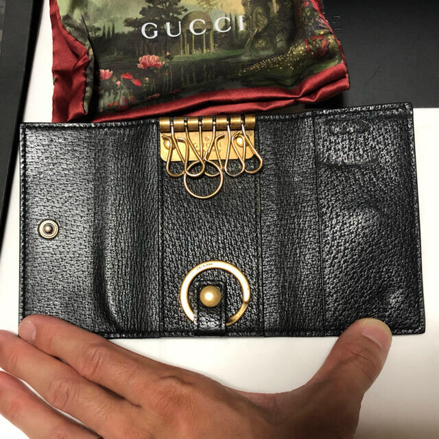 Gucci   SALEGUCCI 6連レザーキーケース bee&star 蜂 グッチの通販