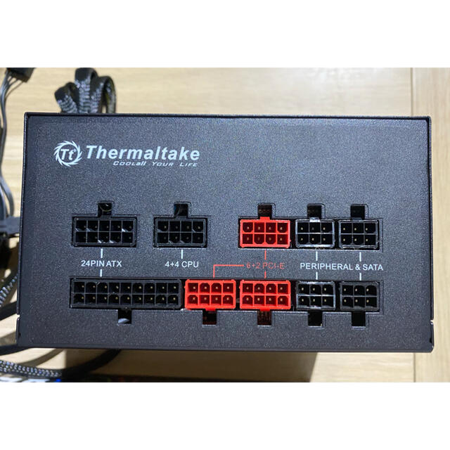 SATA12個Thermaltake 850W TOUGHPOWER PC電源ユニット