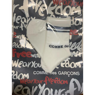 コムデギャルソン(COMME des GARCONS)の新品 COMME des GARCONS コムデギャルソン靴下ソックスMショート(ソックス)