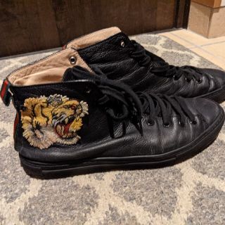 グッチ(Gucci)のgucci グッチ　エンブロイダリー　スニーカー　ハイカット　虎　タイガー(スニーカー)