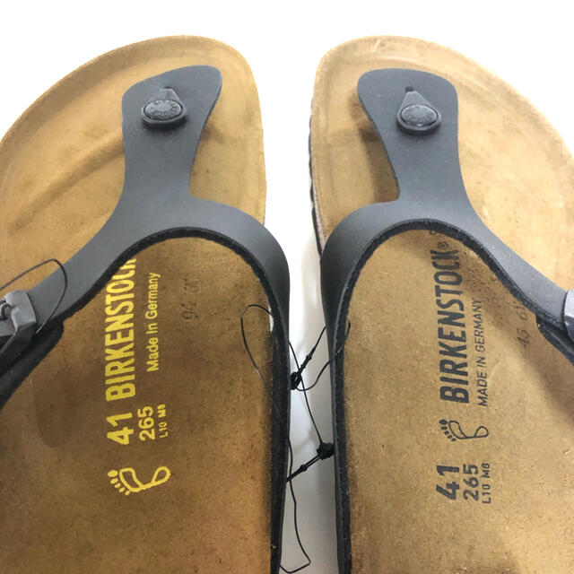 BIRKENSTOCK(ビルケンシュトック)の【26.5cm】 ビルケンシュトック ギゼ ブラック お値下げ メンズの靴/シューズ(サンダル)の商品写真