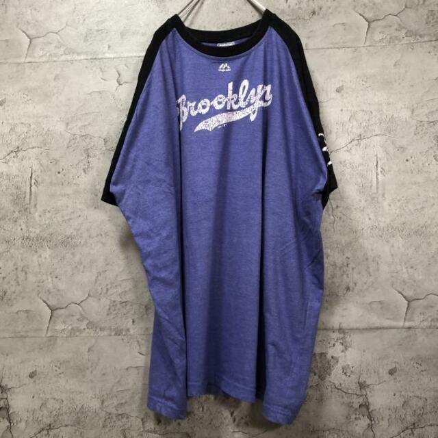 Brooklyn US輸入 ツートン ビックシルエット Tシャツ メンズのトップス(Tシャツ/カットソー(半袖/袖なし))の商品写真