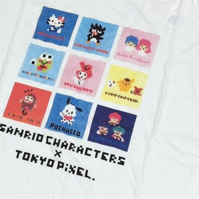 サンリオ(サンリオ)の【新品】サンリオ キャラクター トーキョーピクセル レディース Tシャツ【M】 レディースのトップス(Tシャツ(半袖/袖なし))の商品写真