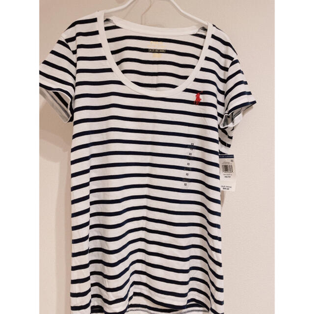 POLO RALPH LAUREN(ポロラルフローレン)の※専用Francoise様　新品未使用タグ付き　ボーダー Tシャツ レディースのトップス(Tシャツ(半袖/袖なし))の商品写真