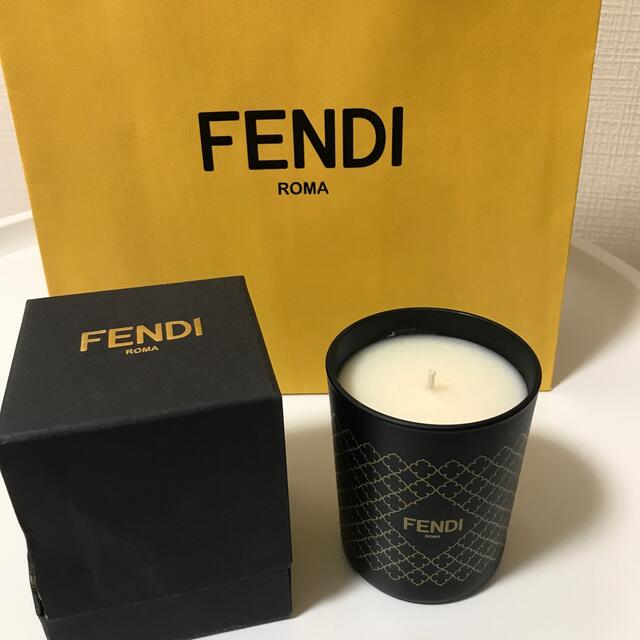 FENDI(フェンディ)のFENDI フェンディ　キャンドル　正規品 ハンドメイドのインテリア/家具(アロマ/キャンドル)の商品写真