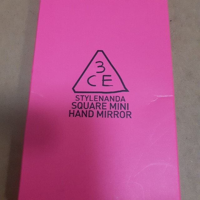 3ce(スリーシーイー)のラスト一点　未使用　ミラー　手鏡　3CE　スリーシーイー　ピンク レディースのファッション小物(ミラー)の商品写真