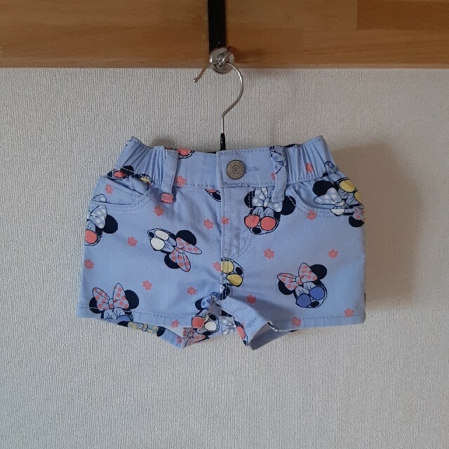 babyGAP(ベビーギャップ)のbabygap ミニーちゃんショートパンツ80cm85cm90cm ユニクロ キッズ/ベビー/マタニティのベビー服(~85cm)(パンツ)の商品写真