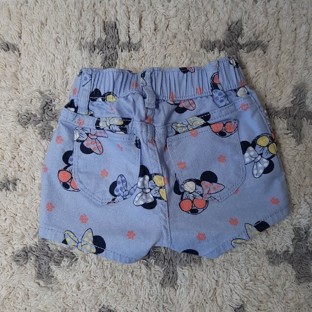 babyGAP(ベビーギャップ)のbabygap ミニーちゃんショートパンツ80cm85cm90cm ユニクロ キッズ/ベビー/マタニティのベビー服(~85cm)(パンツ)の商品写真