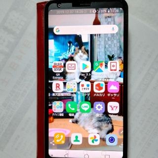 エルジーエレクトロニクス(LG Electronics)のおもち様専用LG Q Stylus スマートフォン本体(スマートフォン本体)