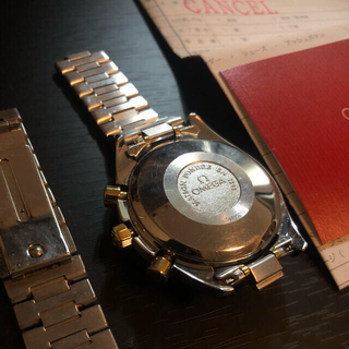 オメガ 腕時計 自動巻 コンビネーション ゴールド シルバー 金 銀