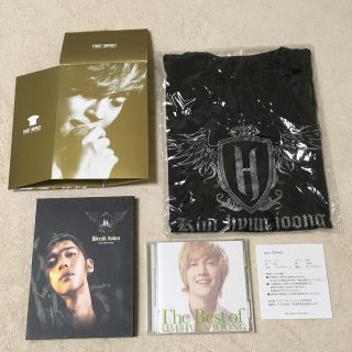 kim hyun joong （Tシャツ・Best CD・ミニアルバム）セット(K-POP/アジア)