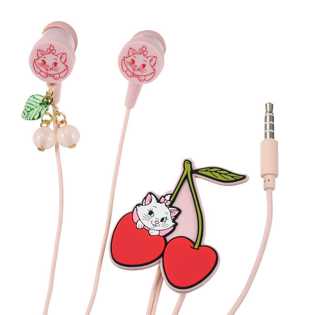 Disney - マリー おしゃれキャット 電子機器用ステレオイヤホン Disney - マリー おしゃれキャット 電子機器用ステレオイヤホン
