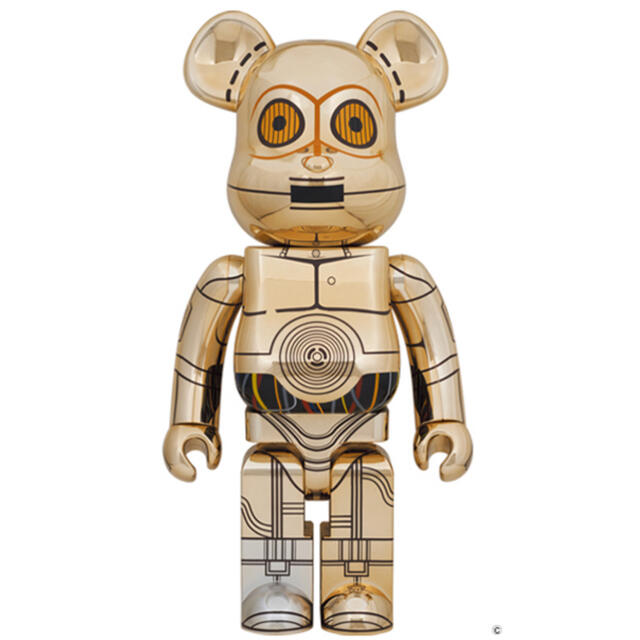 MEDICOM TOY(メディコムトイ)の新品未開封　即発送　Bearbrick C-3PO(TM) 1000％ エンタメ/ホビーのフィギュア(その他)の商品写真