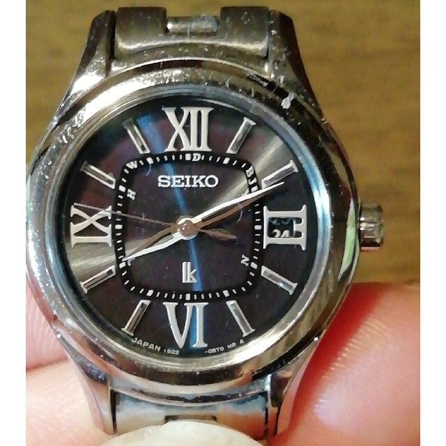 SEIKO(セイコー)のラ315.　超美品　セイコー・ルキア　電波・ソーラー時計　訳あり　⑤ レディースのファッション小物(腕時計)の商品写真