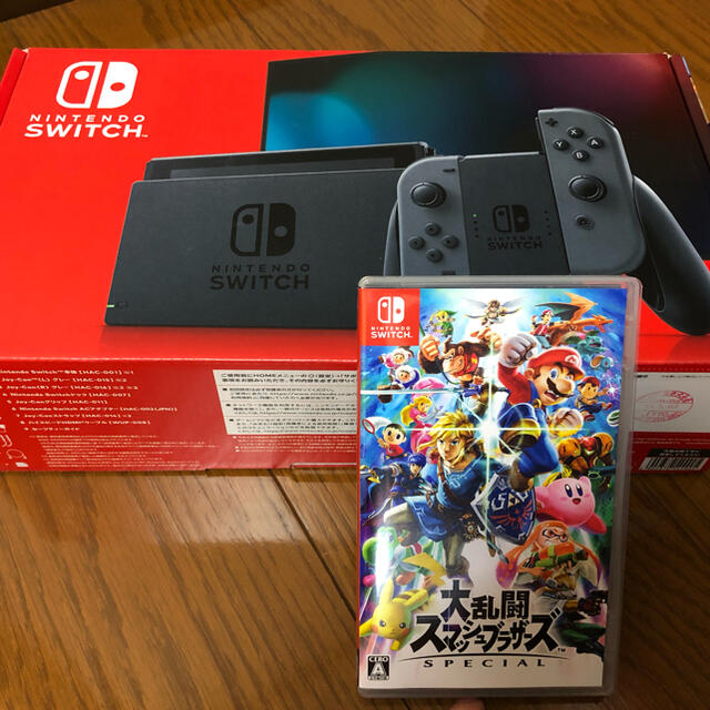 Nintendo Switch本体＋大乱闘スマッシュブラザーズ＋スプラトゥーン2