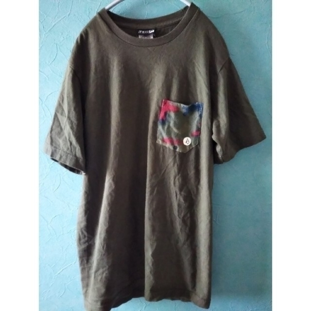 volcom(ボルコム)のVOLCOMボルコム サーフブランド ワイルドミリタリーサーフスタイルTシャツ メンズのトップス(Tシャツ/カットソー(半袖/袖なし))の商品写真