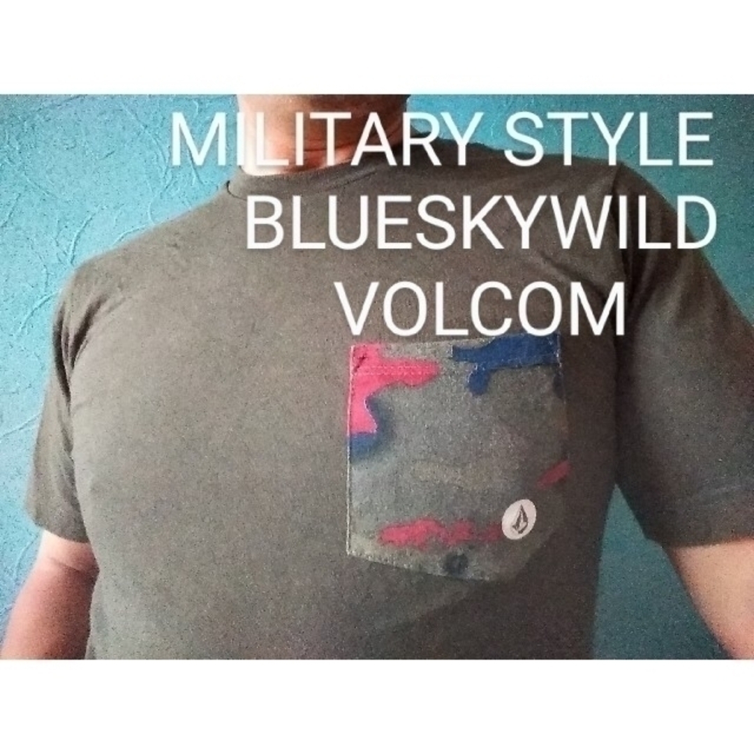 volcom(ボルコム)のVOLCOMボルコム サーフブランド ワイルドミリタリーサーフスタイルTシャツ メンズのトップス(Tシャツ/カットソー(半袖/袖なし))の商品写真