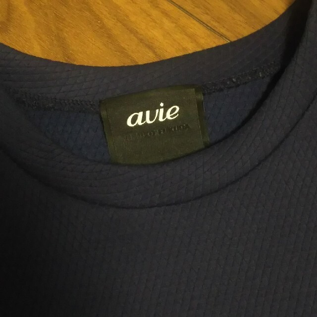 avie(アビィ)のAVIE アビィ 変形ワンピース ネイビー レディースのワンピース(ひざ丈ワンピース)の商品写真