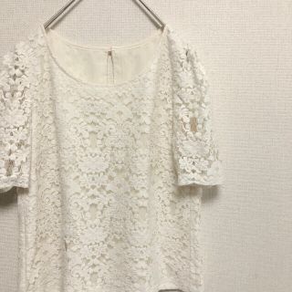 アナイ(ANAYI)の【美品】allureville アルアバイル 総レース ブラウス 日本製(シャツ/ブラウス(半袖/袖なし))