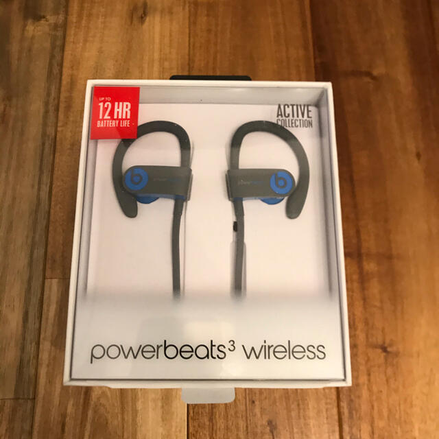 Beats by Dr Dre(ビーツバイドクタードレ)のBeats by POWERBEATS3 WIRELESS ブルー スマホ/家電/カメラのオーディオ機器(ヘッドフォン/イヤフォン)の商品写真