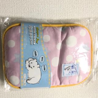 新品未開封 シロクマ印 おやすみ枕 冷感枕 ピンク ドット 星(枕)