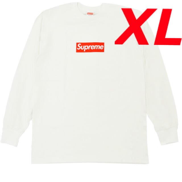 メンズ 白 supreme Box Logo L/S Tee シュプリーム ロンT ショッピング