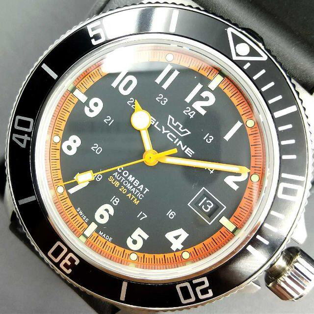 GLYCINE(グリシン)のコンバットシリーズ！新品グリシンGlycine自動巻42mmブラックGL0088 メンズの時計(腕時計(アナログ))の商品写真