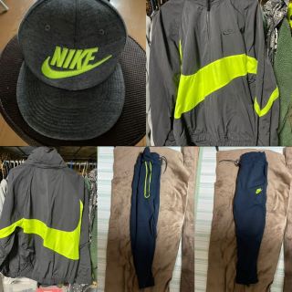 ナイキ(NIKE)のナイキ　NIKE teck テックフリース　アノラック　上下　セットアップ　(ナイロンジャケット)