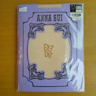 アナスイ(ANNA SUI)の未使用 ストッキング ANNA SUI アナスイ M～L ベージュ 蝶 アゲハ(タイツ/ストッキング)