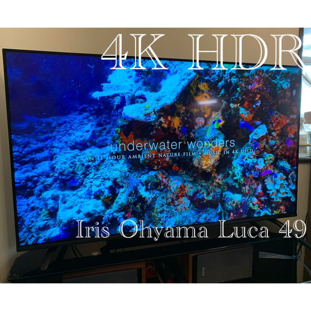 アイリスオーヤマ(アイリスオーヤマ)のゆっっっちゃ様専用　LUCA LT-49B620 4K テレビ IPS  スマホ/家電/カメラのテレビ/映像機器(テレビ)の商品写真