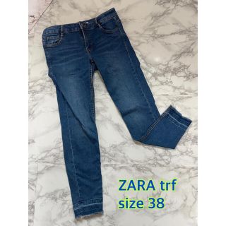 ザラ(ZARA)の⑧⑨④ZARA  切りっぱなし スキニーデニム size38(デニム/ジーンズ)