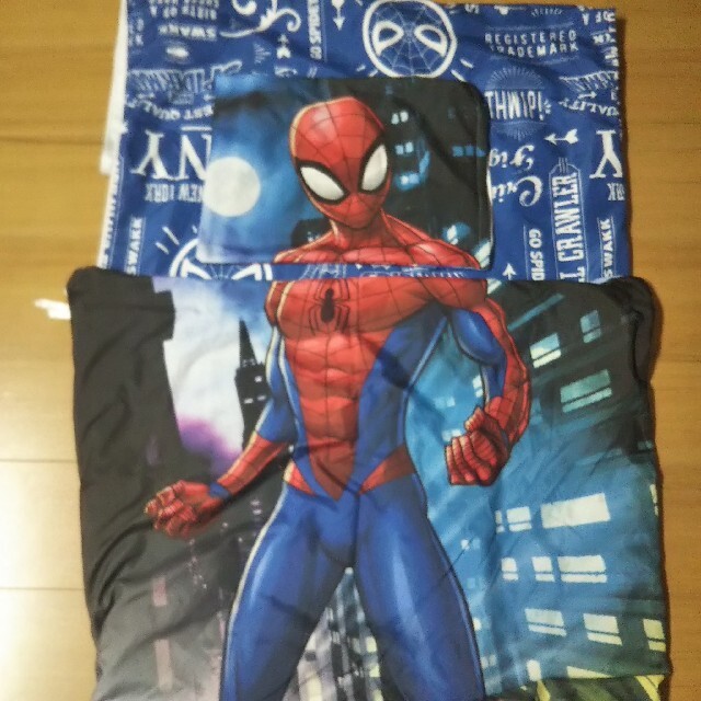 Disney(ディズニー)のスパイダーマン ディズニー お昼寝布団 布団カバー キッズ/ベビー/マタニティの寝具/家具(ベビー布団)の商品写真