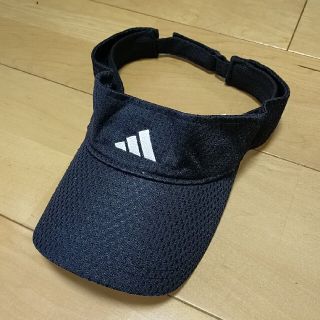 アディダス(adidas)のアディダス　サンバイザー　ブラック(その他)