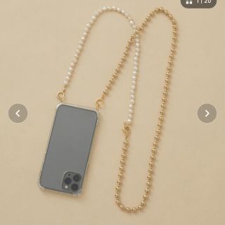 アダムエロぺ(Adam et Rope')のボールチェーンスマホアクセサリー(iPhoneケース)