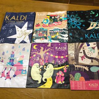 カルディ(KALDI)のKALDI紙袋６枚(ショップ袋)