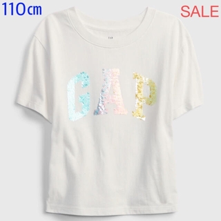 ギャップキッズ(GAP Kids)のSALE『新品』GapKids スパンコール付Tシャツ 110㎝(Tシャツ/カットソー)