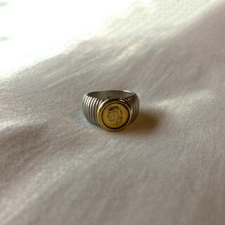୨୧ Vintage rétro silver Coin medal ring(リング(指輪))