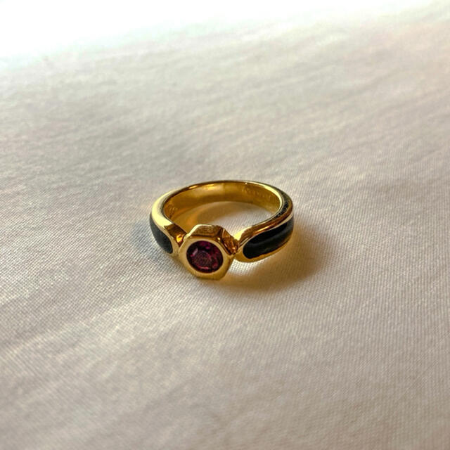 Grimoire(グリモワール)の୨୧ Vintage rétro Modern Red Crystal Ring レディースのアクセサリー(リング(指輪))の商品写真