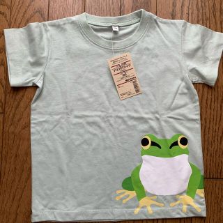 ムジルシリョウヒン(MUJI (無印良品))の無印良品　プリントＴシャツ　100  未使用(Tシャツ/カットソー)