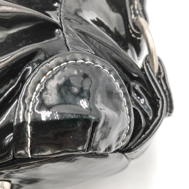 ANNA SUI(アナスイ)のアナスイ美品  - 黒 エナメル（レザー） レディースのバッグ(ハンドバッグ)の商品写真