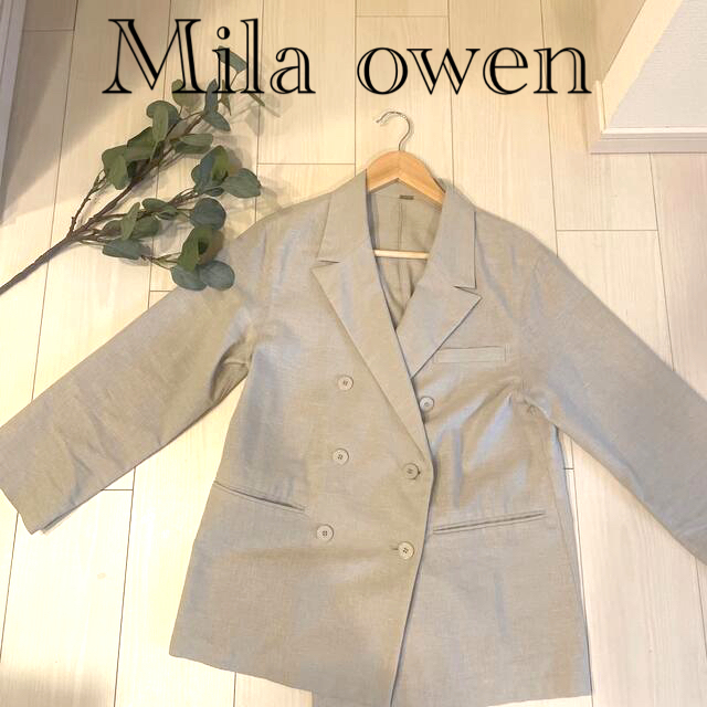 Mila owen リネン　ジャケット